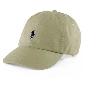 Polo Ralph Lauren Classic Cotton Chino Sports Cap Adjustable Sage Green